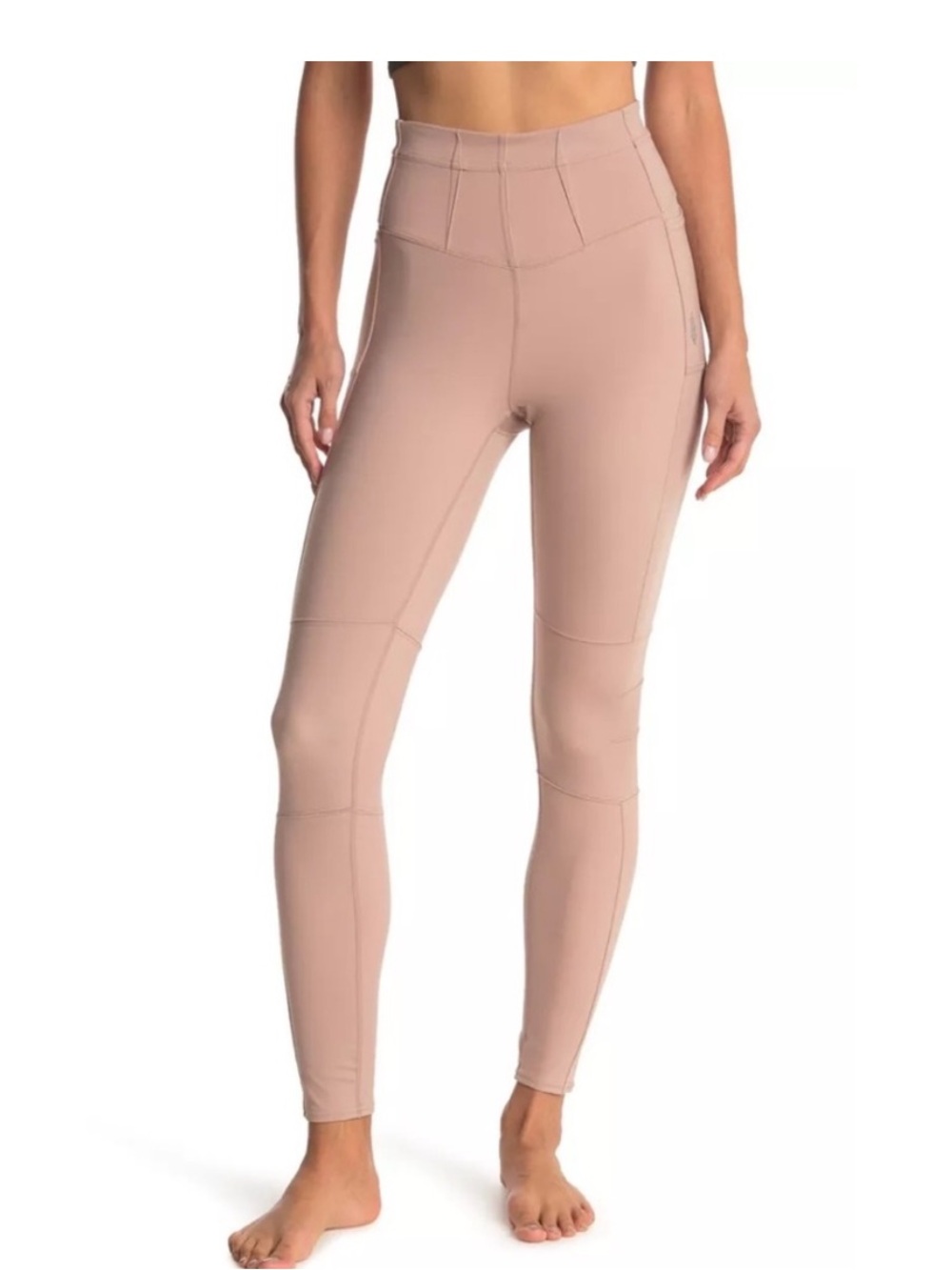 Free People Movement keep it up Leggings size M beige/ tan